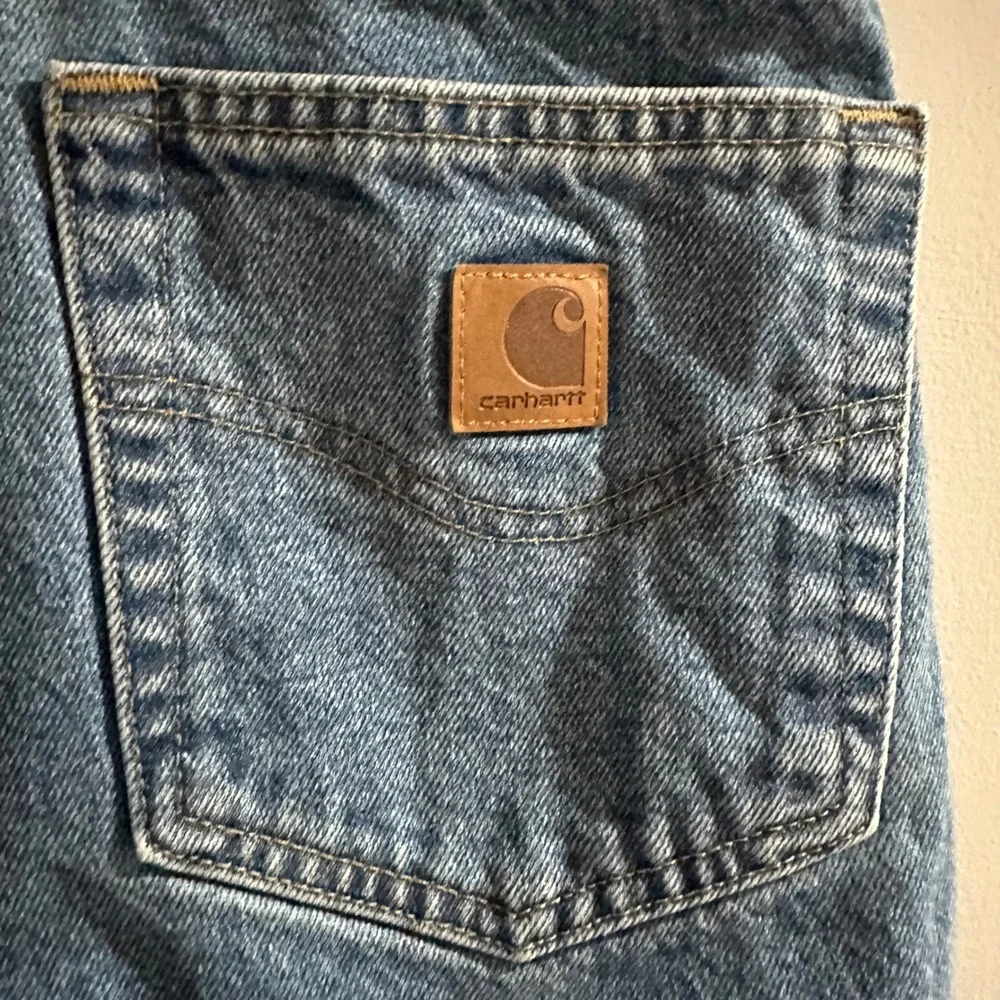 Carhartt Mens Jeans Denim Classic Fit Blue Size 46x30 Workwear‎ Pants